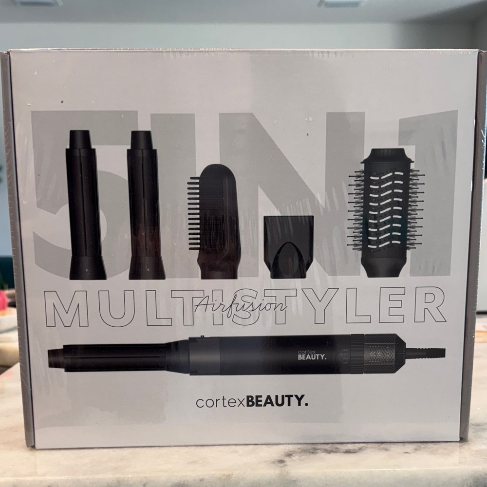 Cortex Beauty Black 5-in-1 Air fusion Multi-styler NWT